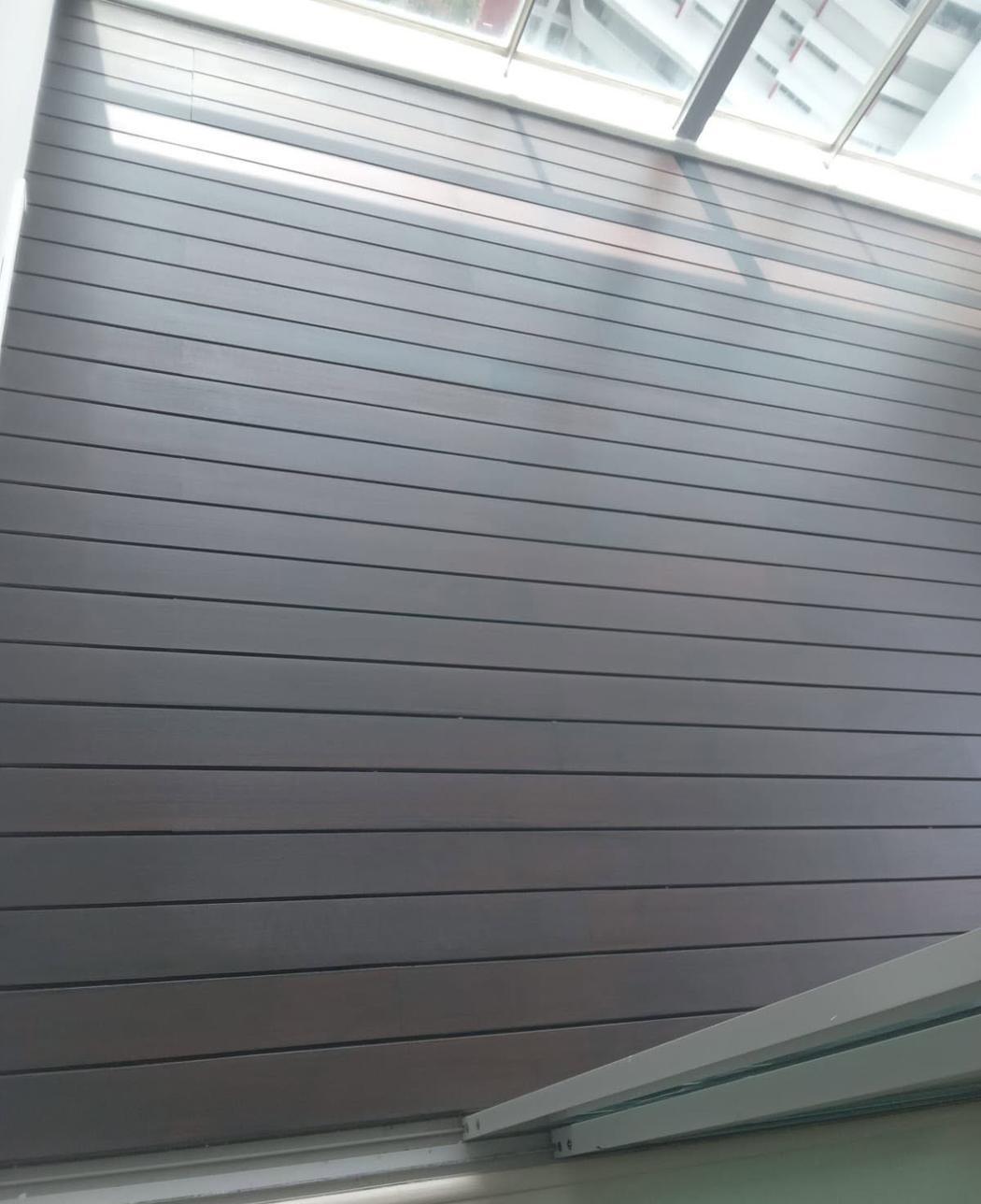 Condo balcony maintained
