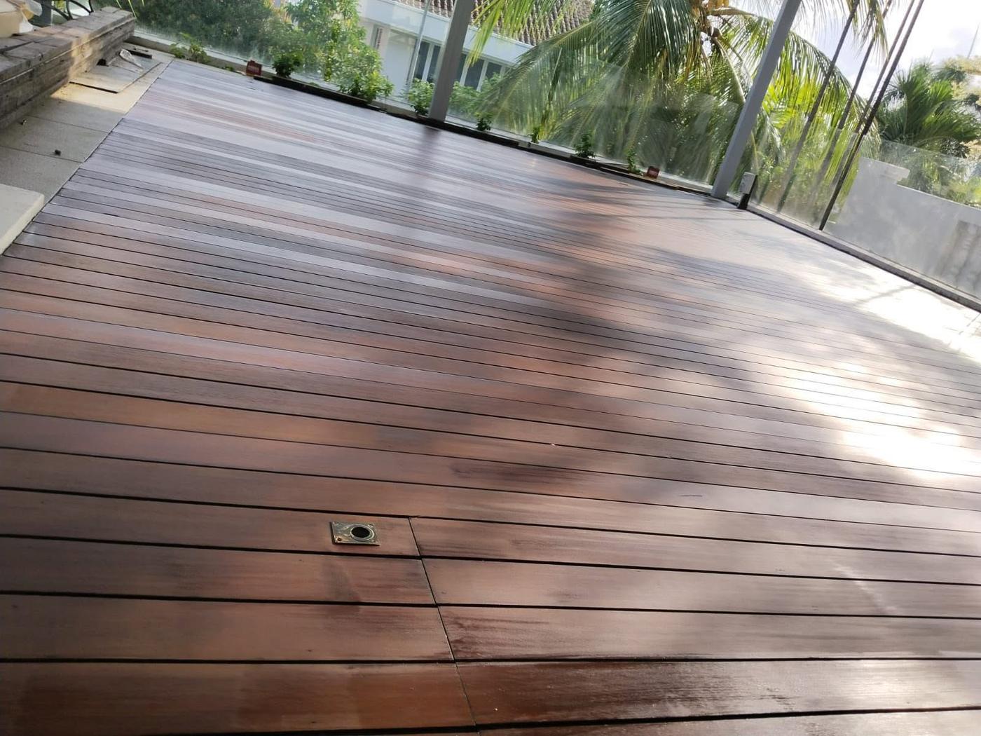 Pool deck repair