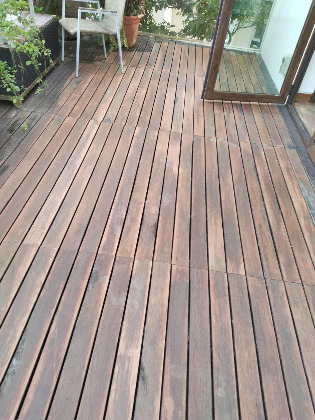 Warped or cupped deck boards